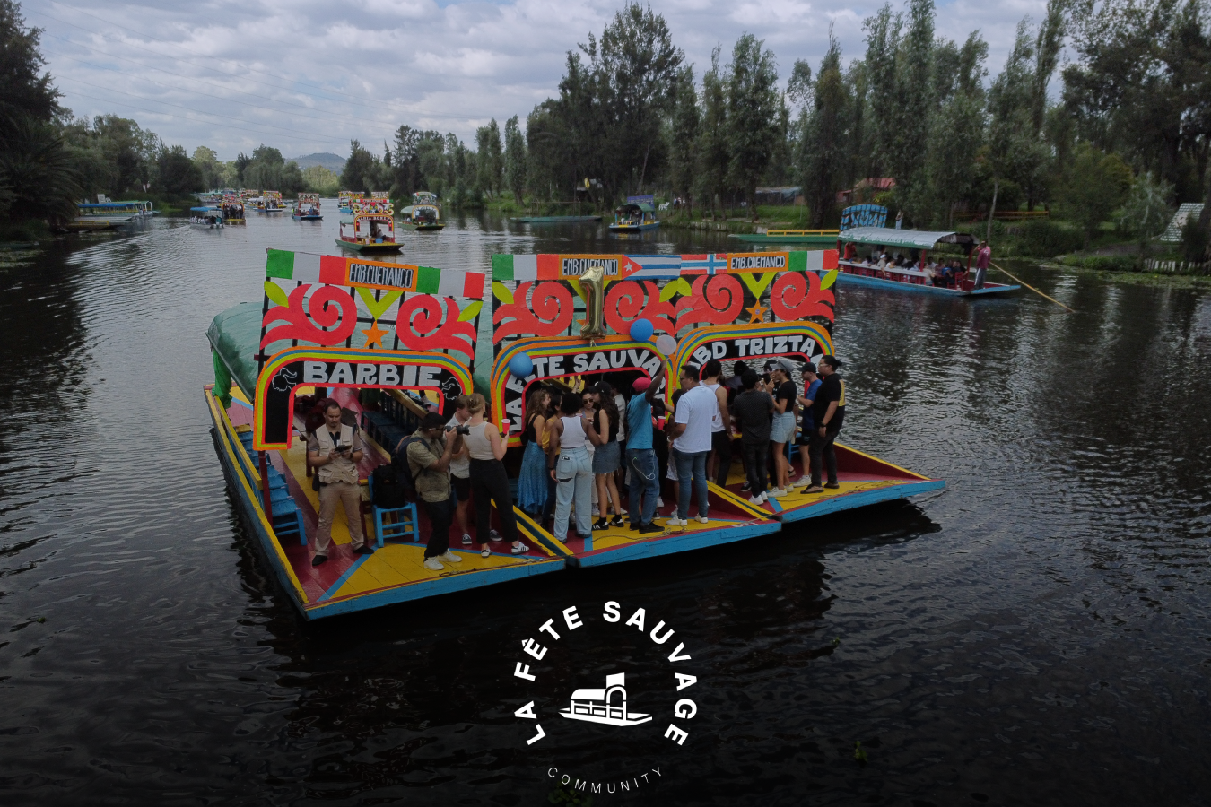 Xochimilco Boat Party by La Fête Sauvage GALLERY