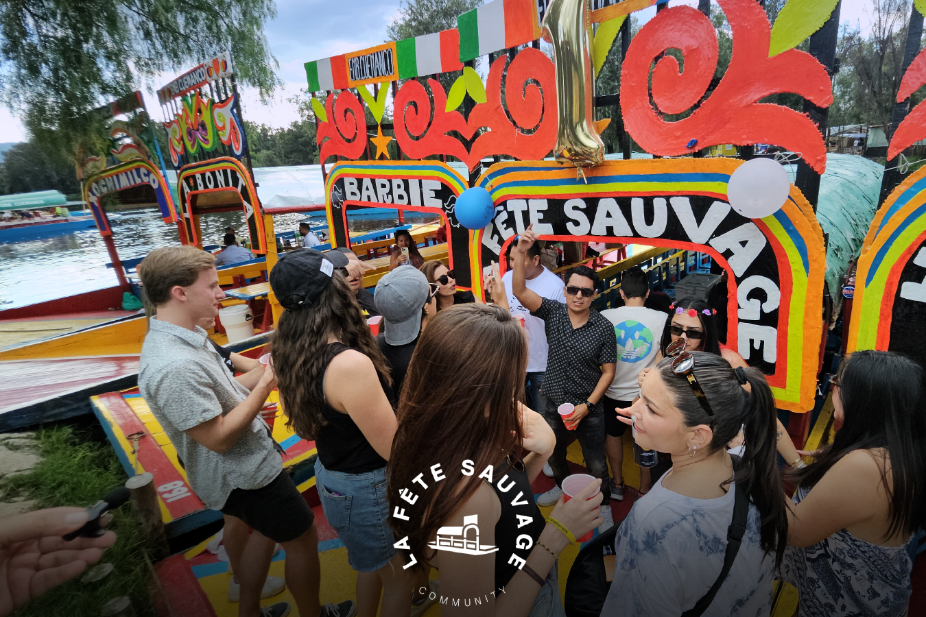 Xochimilco Boat Party by La Fête Sauvage GALLERY