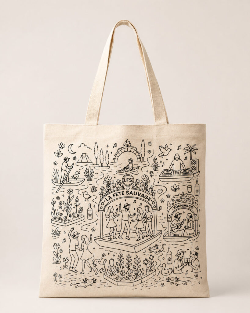 La Fête Sauvage Natural Xochimilco Tote Bag