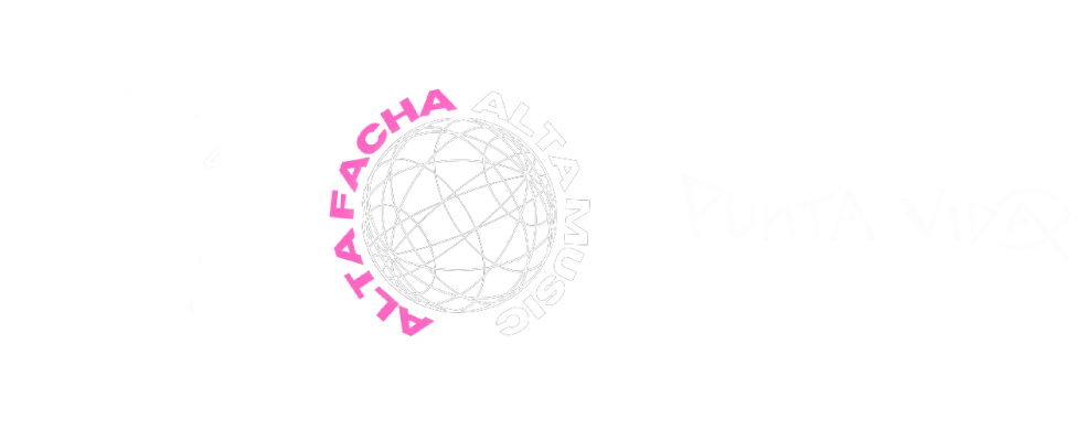 Logos of La Fête Sauvage, Alta Facha and Punta Vida