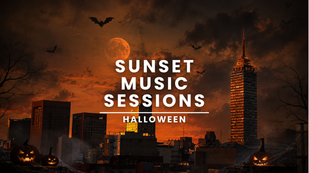 Sunset Music Sessions Halloween by Alta Facha and La Fête Sauvage, October 31 at Terraza Dos Equis, Mexico City